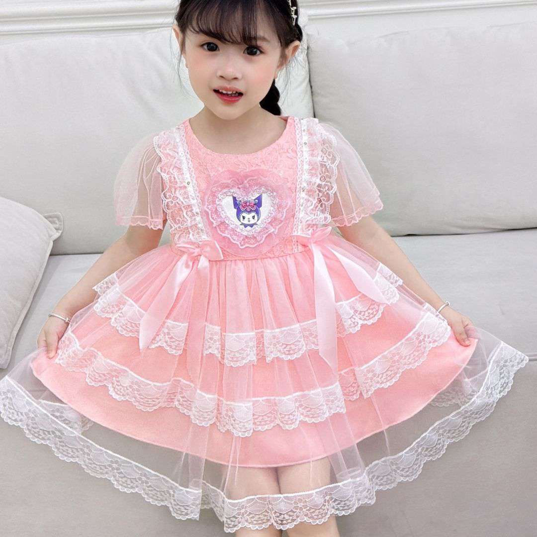 Pink Layered Princess Dress