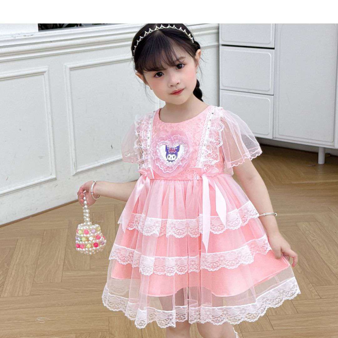 Pink Layered Princess Dress
