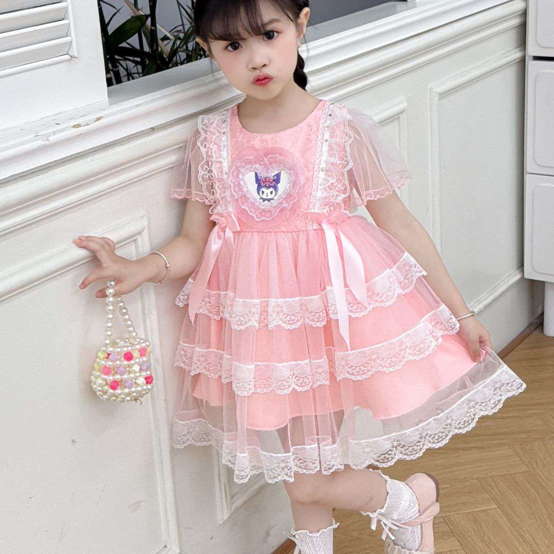 Pink Layered Princess Dress