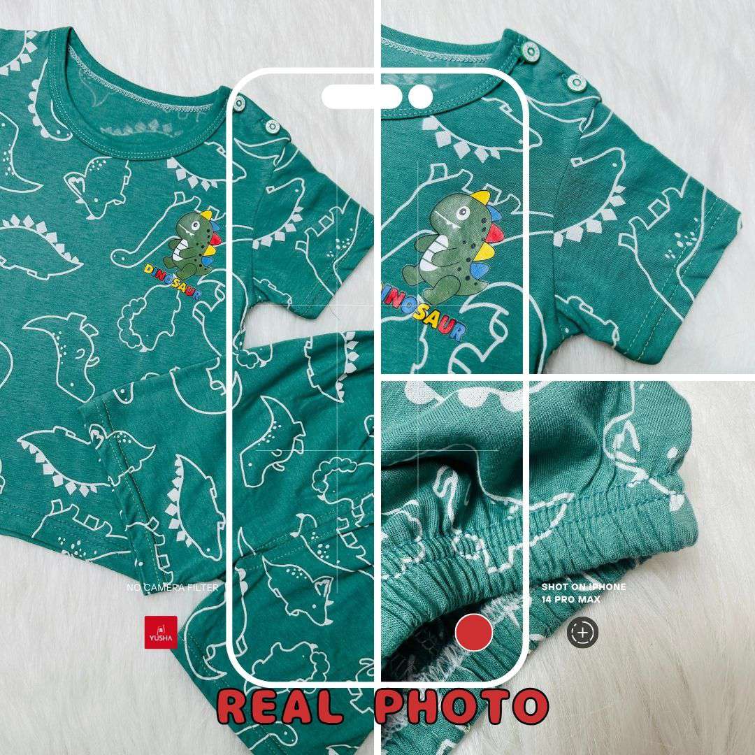 Baby Crocodile Cotton Summer Set