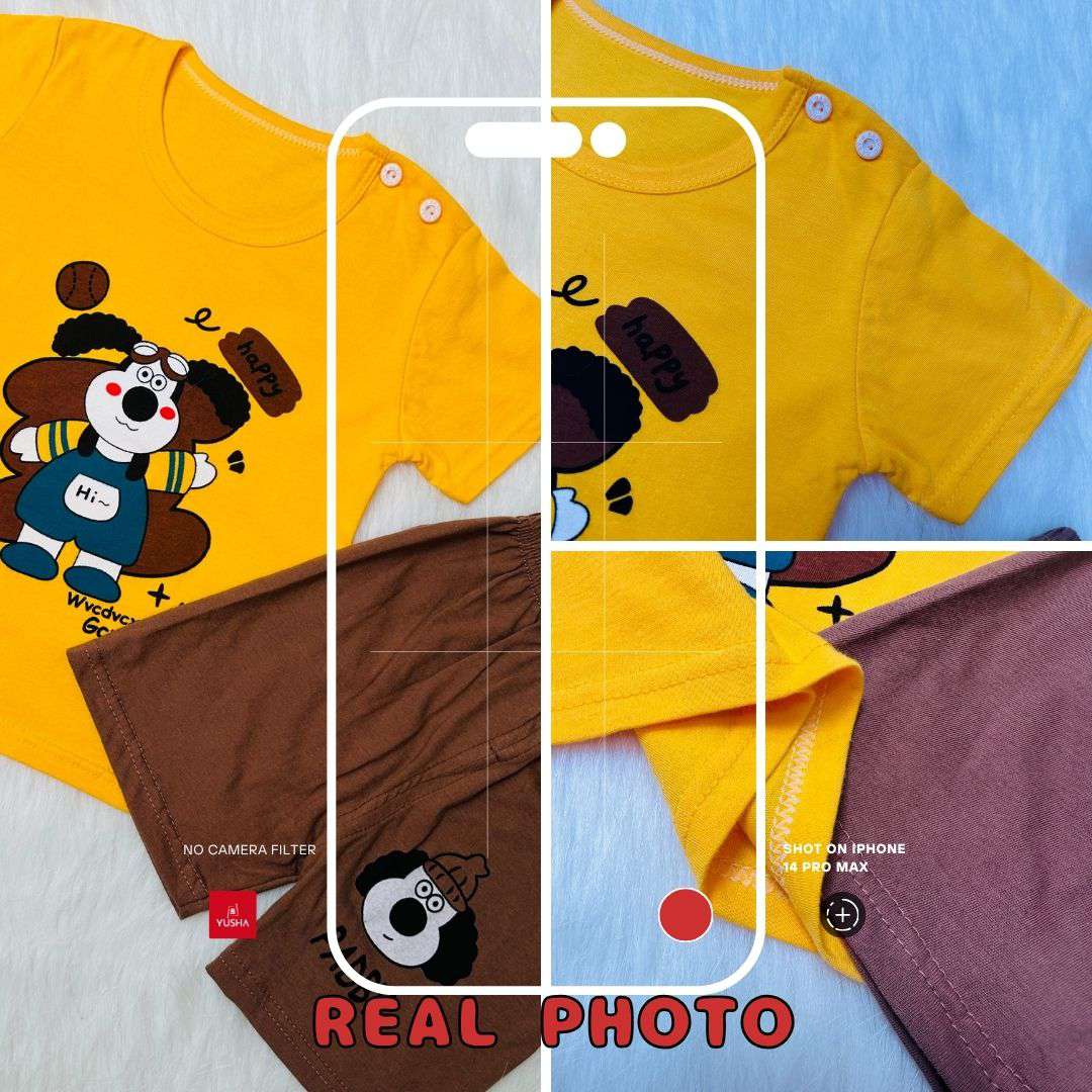 Baby Puppy Cotton Summer Set
