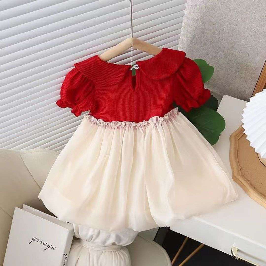 Ruby Bow Princess Dress