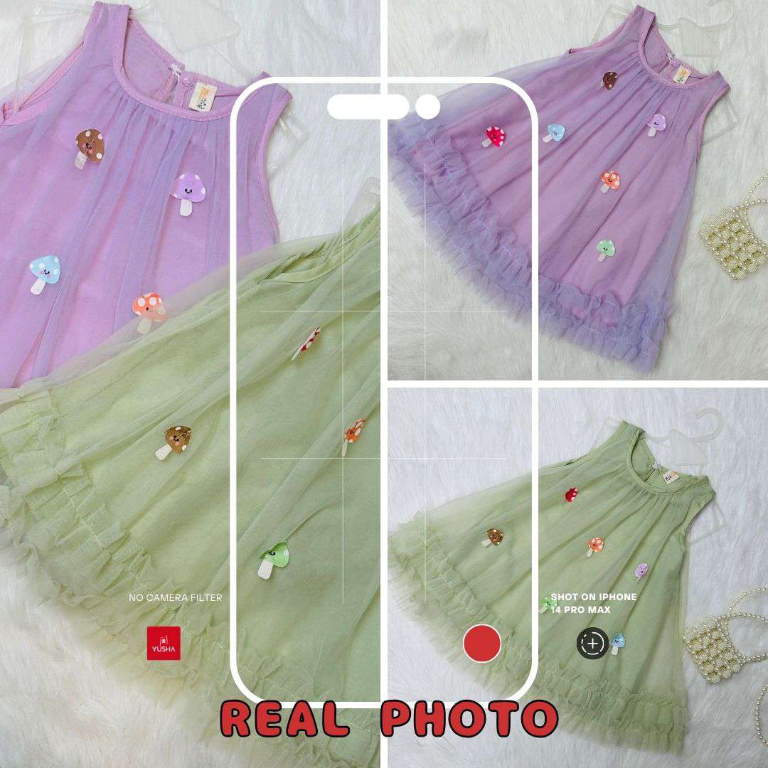 Mushroom Candy Princess Dress