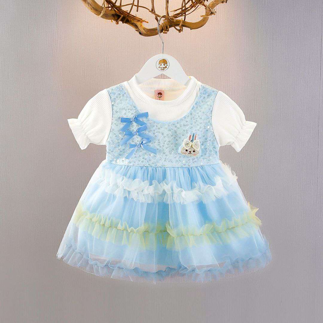 Magical Bunny Sequins Party Dress