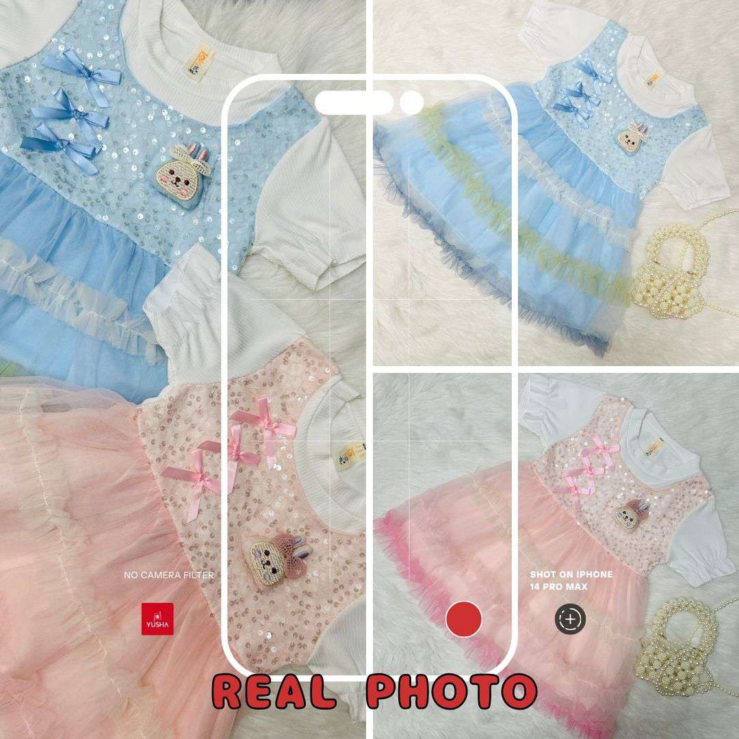 Magical Bunny Sequins Party Dress