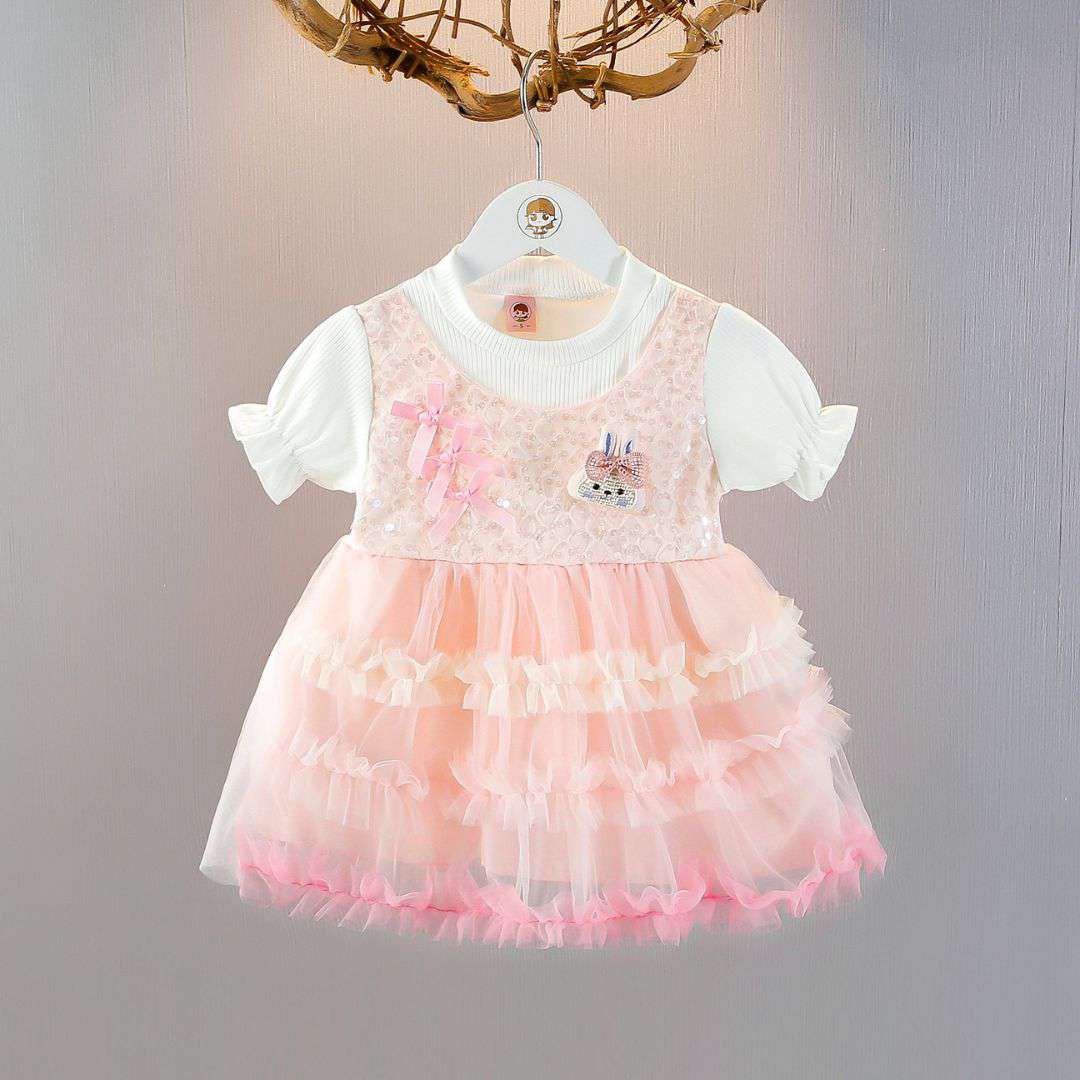 Magical Bunny Sequins Party Dress