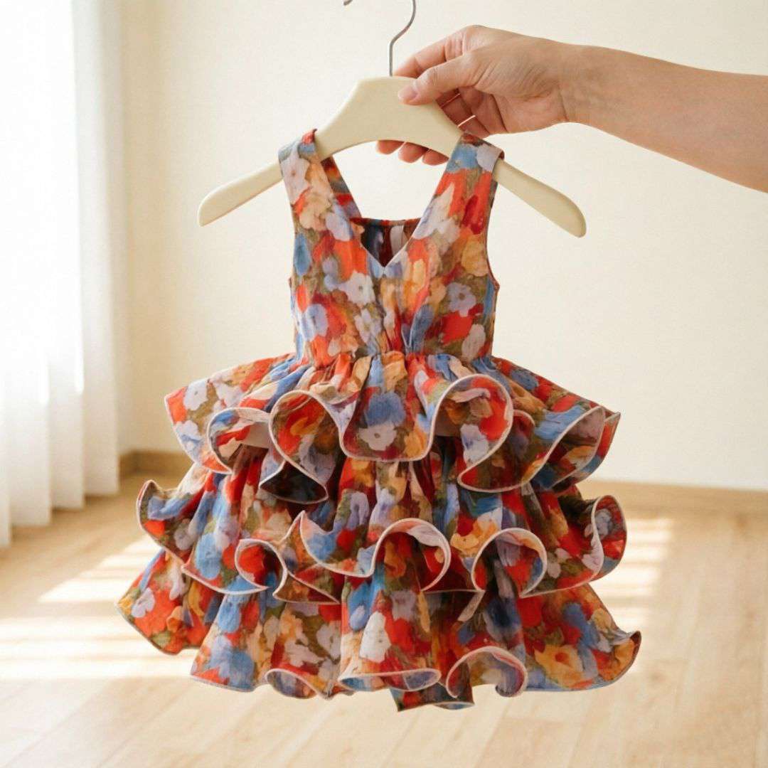 Floral Suspender Summer Dress