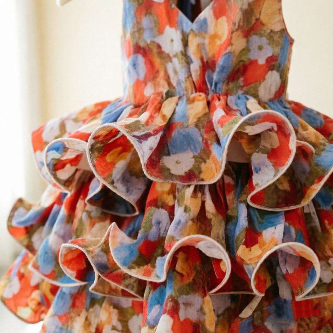 Floral Suspender Summer Dress