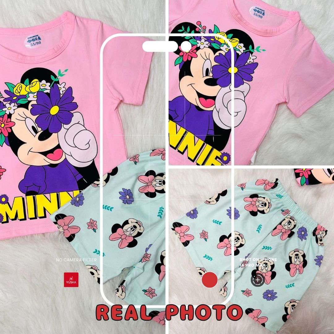 Mini Summer Combo T-Shirt & Pant Set