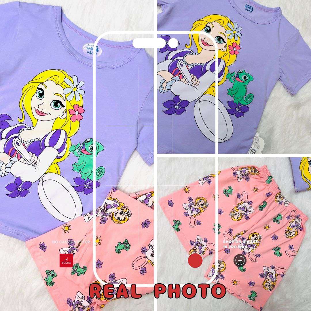Girls Summer Combo T-Shirt & Pant Set