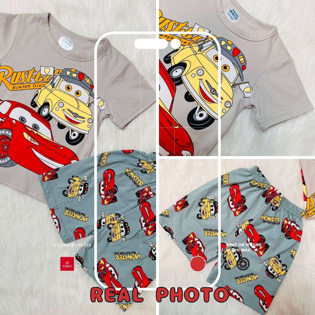 Cars Summer Combo T-Shirt & Pant Set