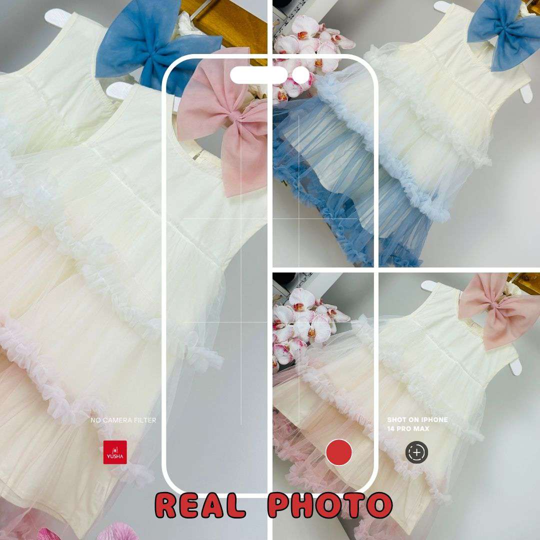 Tiered Tulle Princess Baby Dress