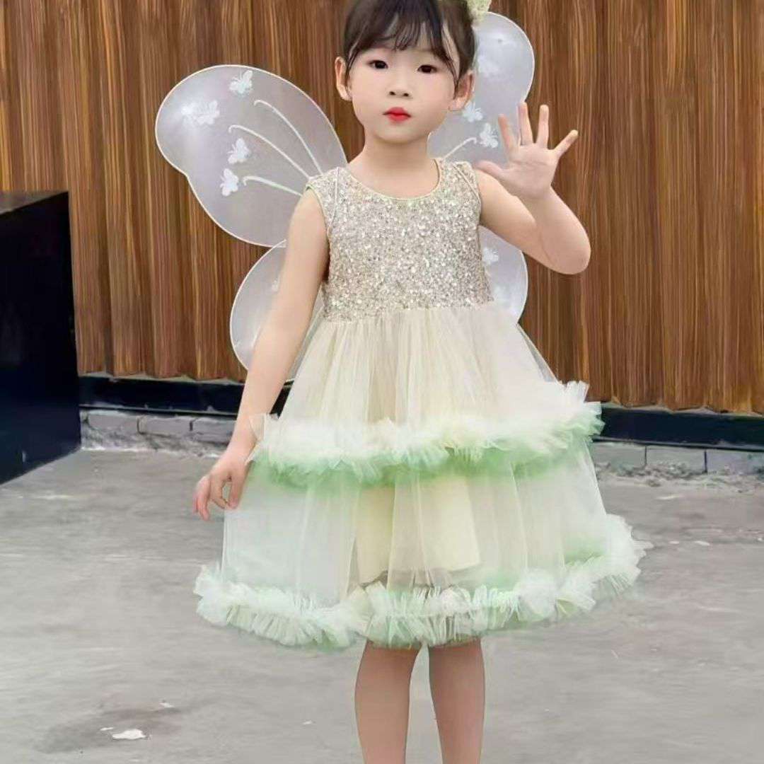 Butterfly Party Dress with Wings