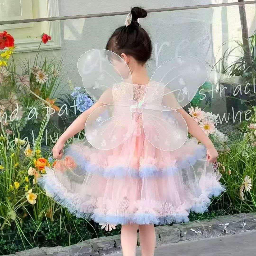 Butterfly Party Dress with Wings