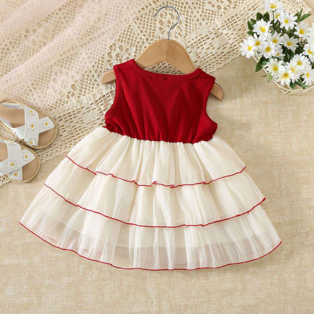 Ruby Blossom Tulle Dress