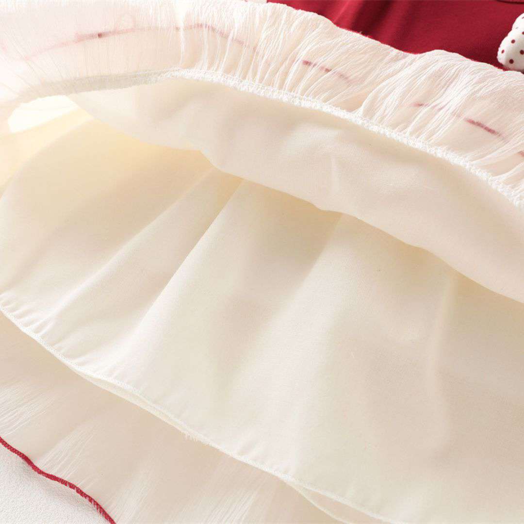 Ruby Blossom Tulle Dress