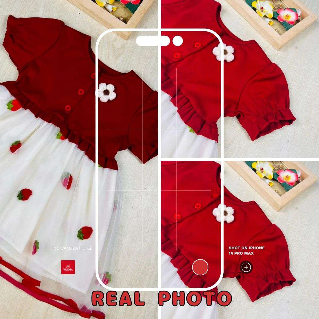 Strawberry Princess Party Dress