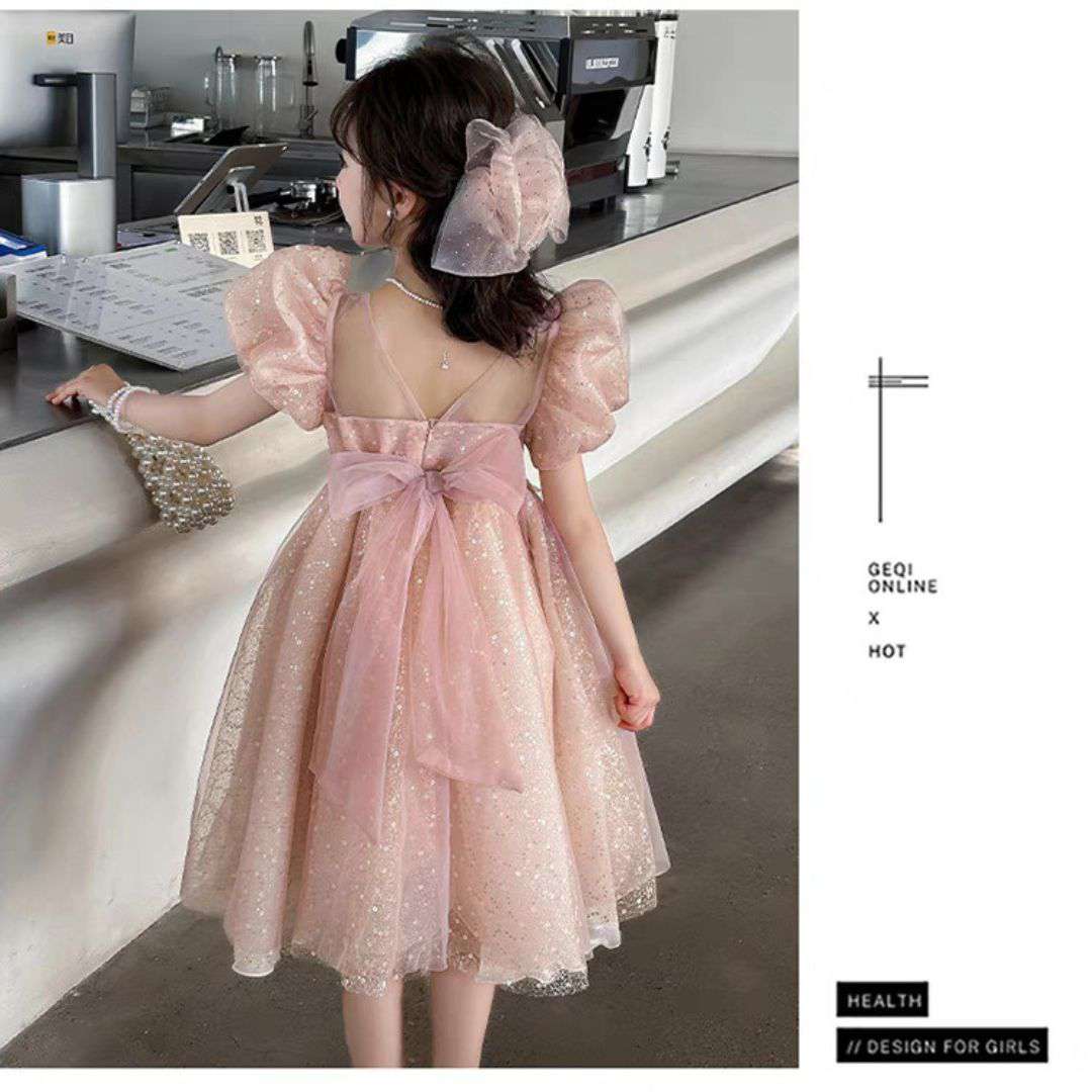 Pink Sparkle Party Dress
