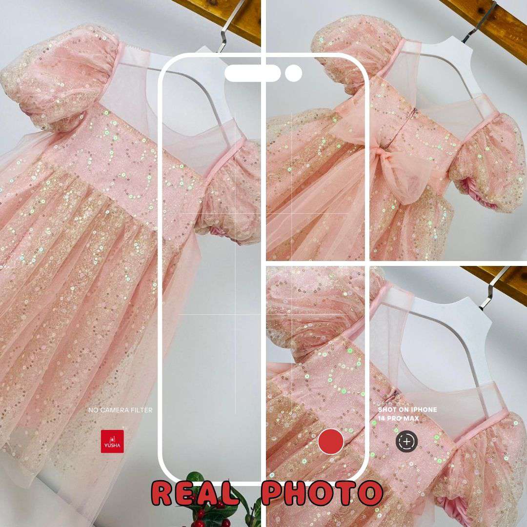 Pink Sparkle Party Dress