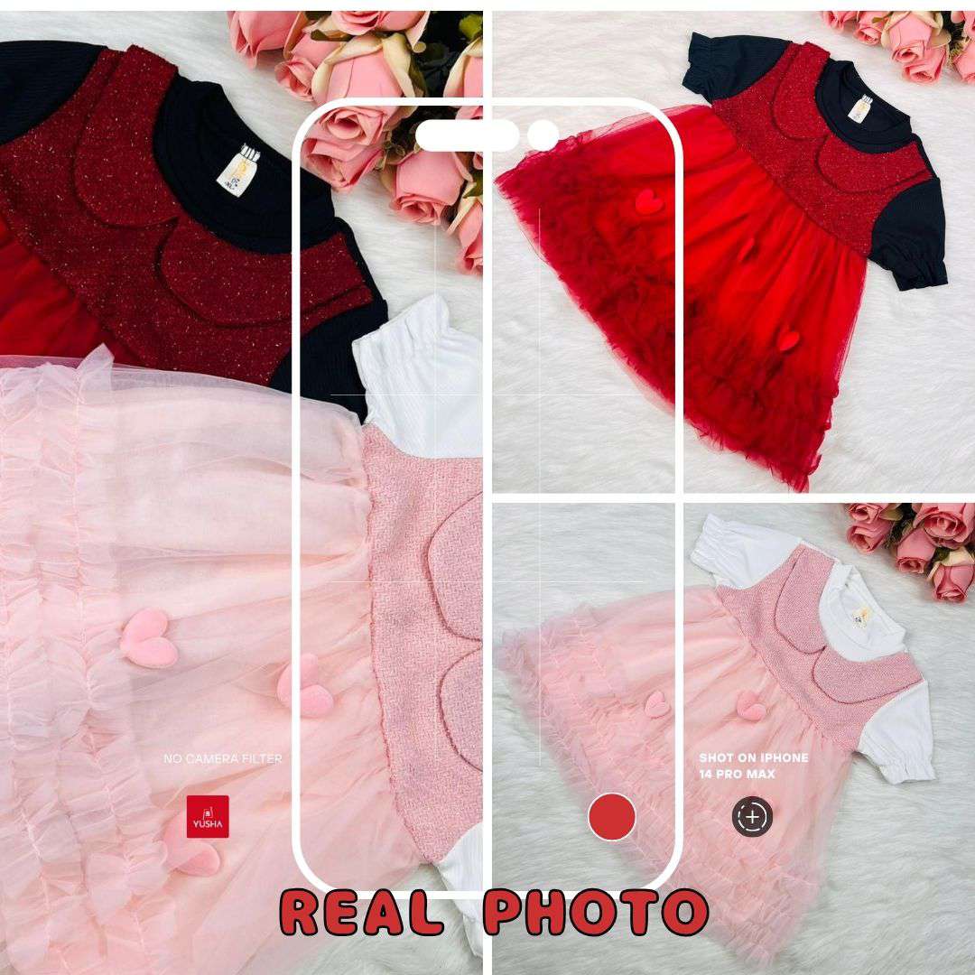 Heart Layered Tulle Dress