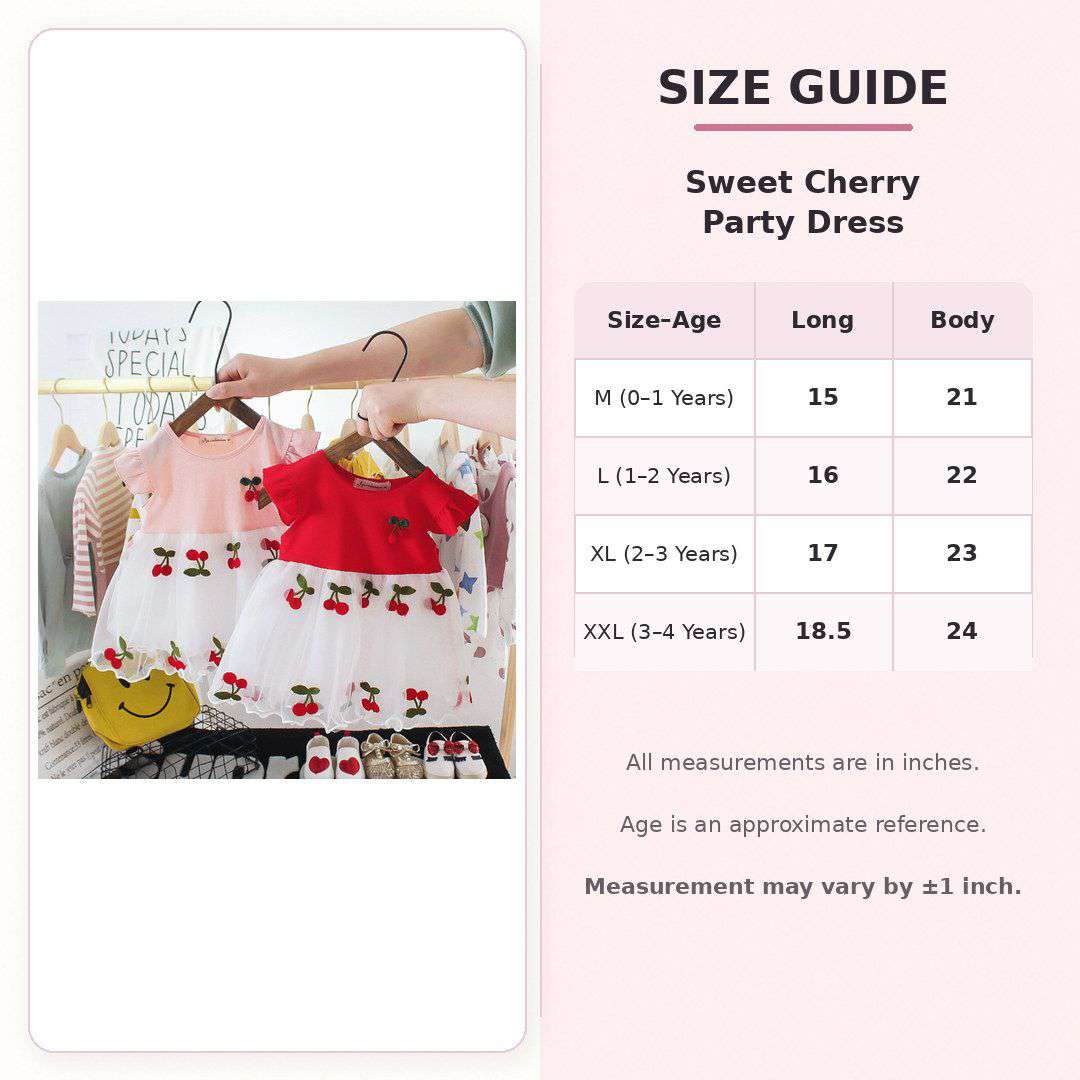 Sweet Cherry Party Dress