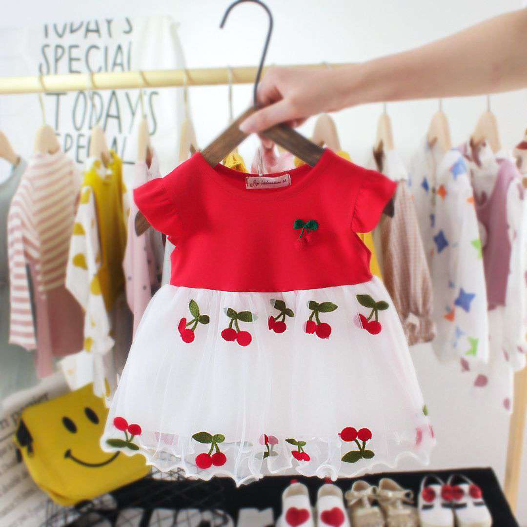 Sweet Cherry Party Dress