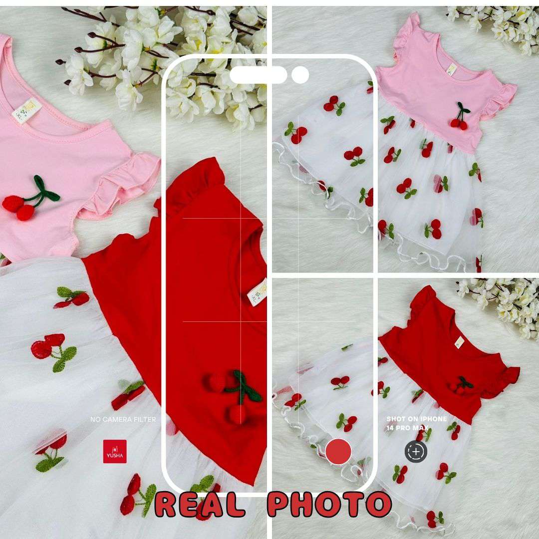 Sweet Cherry Party Dress