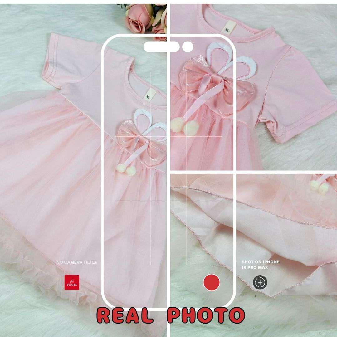 Cute Bunny Bow Party Dress