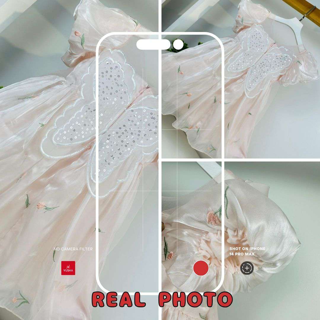 Pink Butterfly Fairy Party Dress
