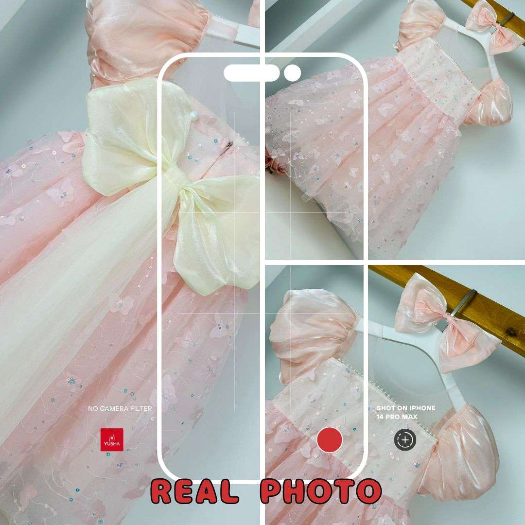 Butterfly Tulle Party Dress