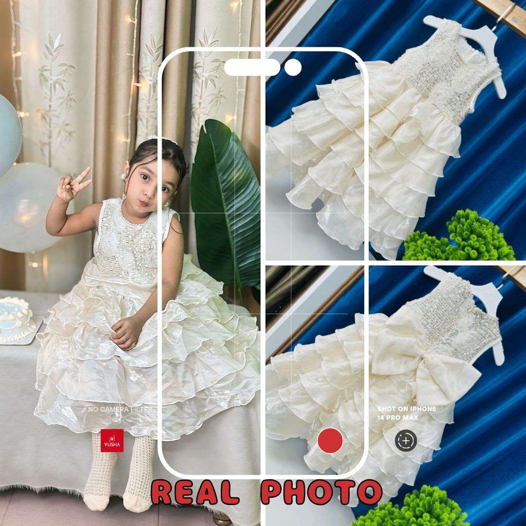 Vanilla Dream Chiffon Princess Dress