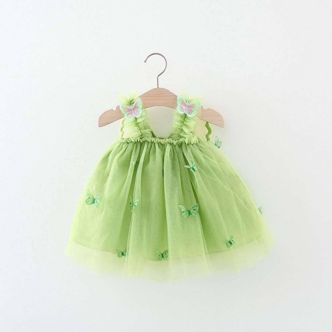 Green Butterfly Princess Dress