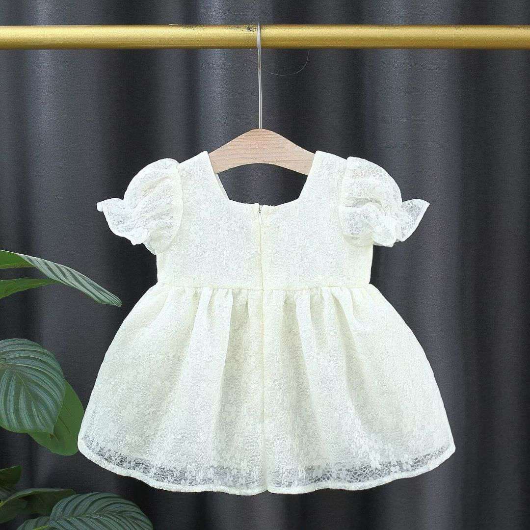 Tulip Bow Lace Dress