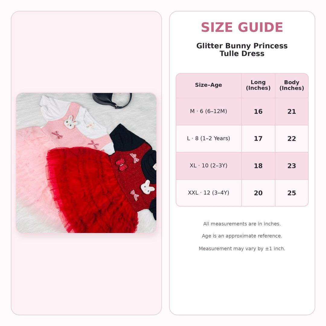Glitter Bunny Princess Tulle Dress