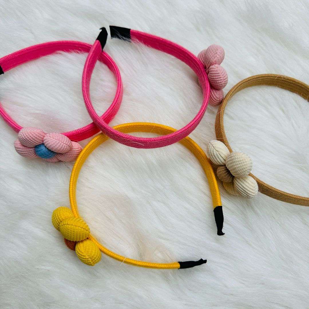Cute Flower Bow Headband for Girls
