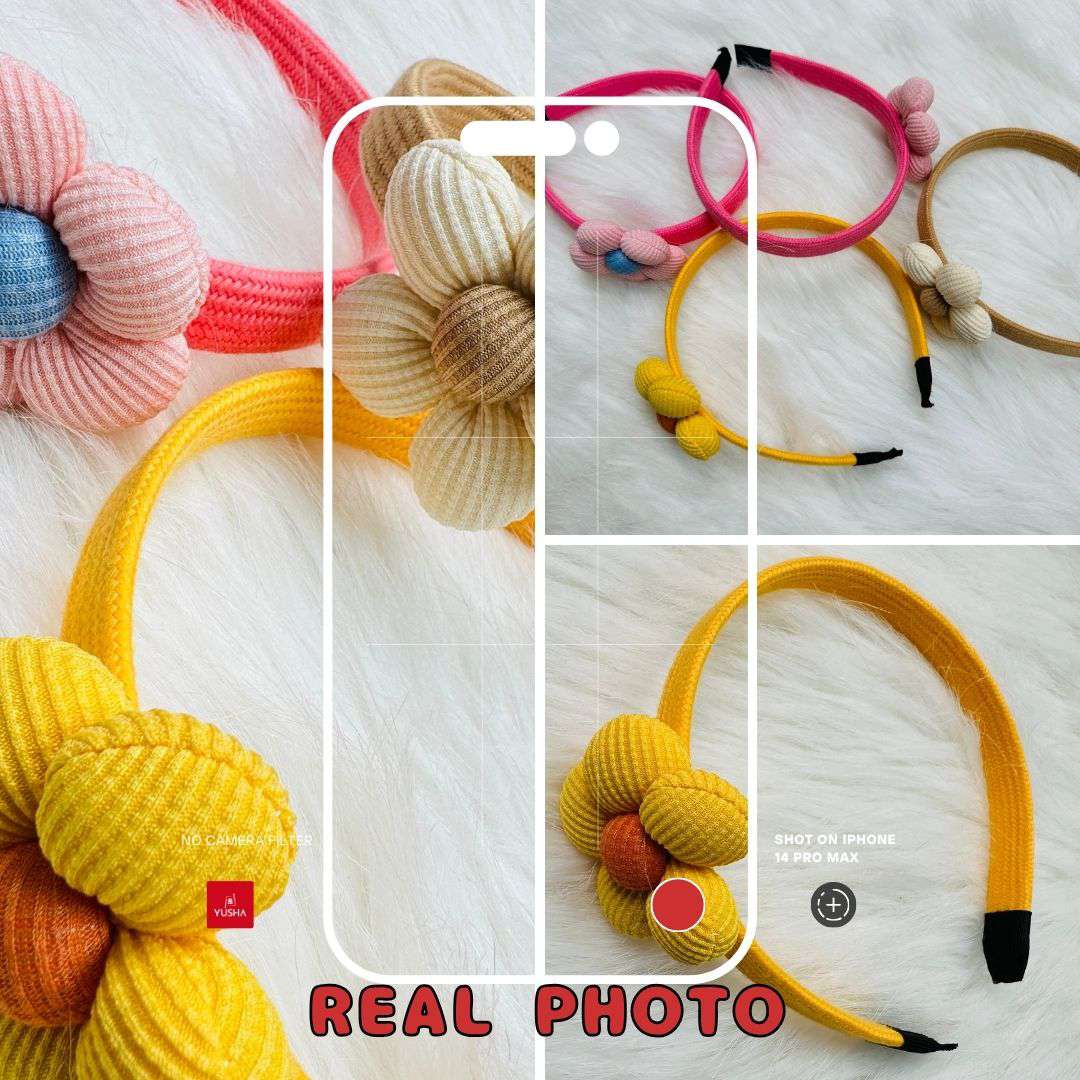 Cute Flower Bow Headband for Girls