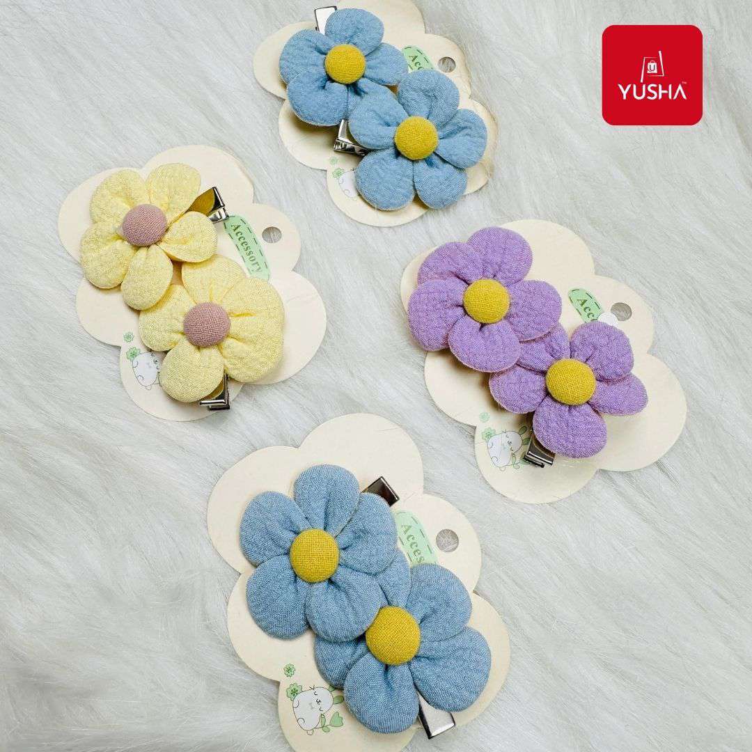 Sweet Princess Floral Hair Clips