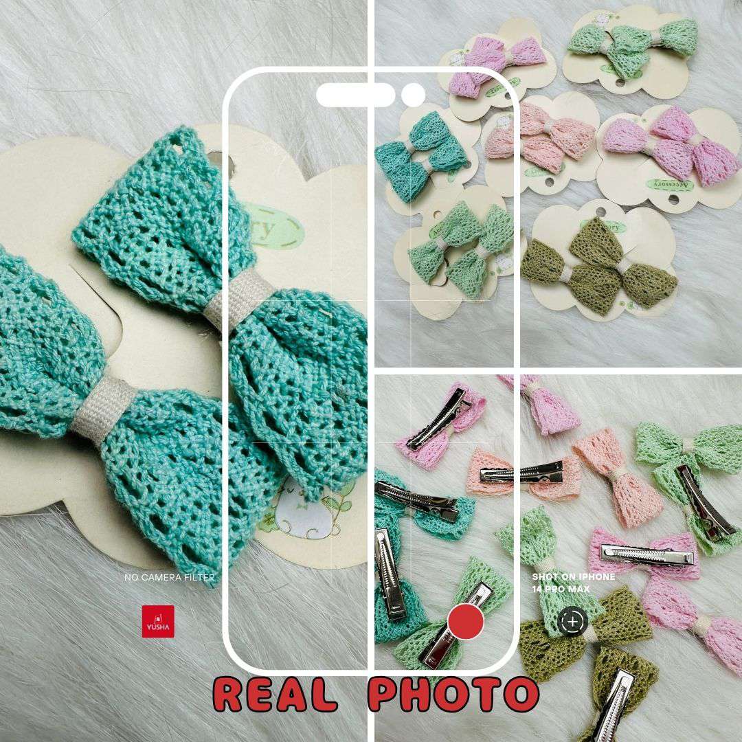 Fringe Ball Hair Clips