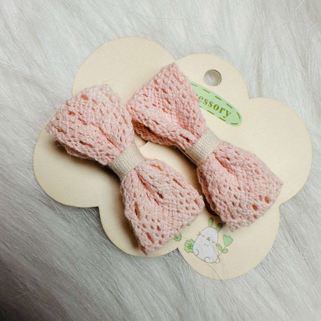 Fringe Ball Hair Clips