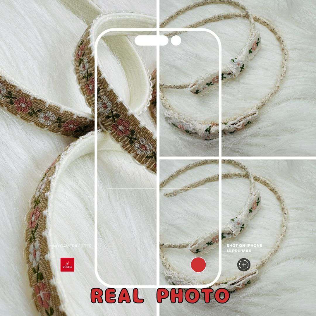 Embroidery Flower Lace Pearl Headband for Girls