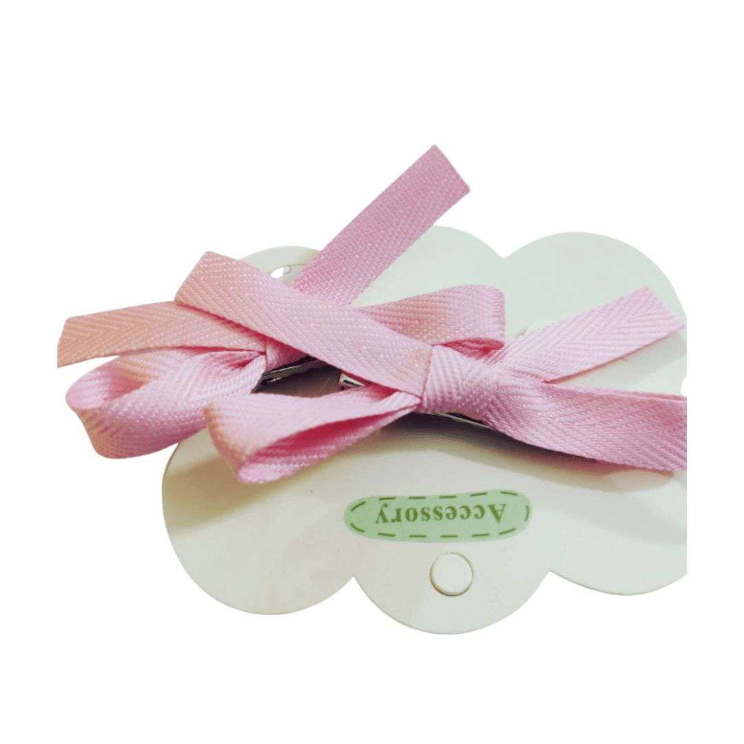 Mini Satin Bow Clips