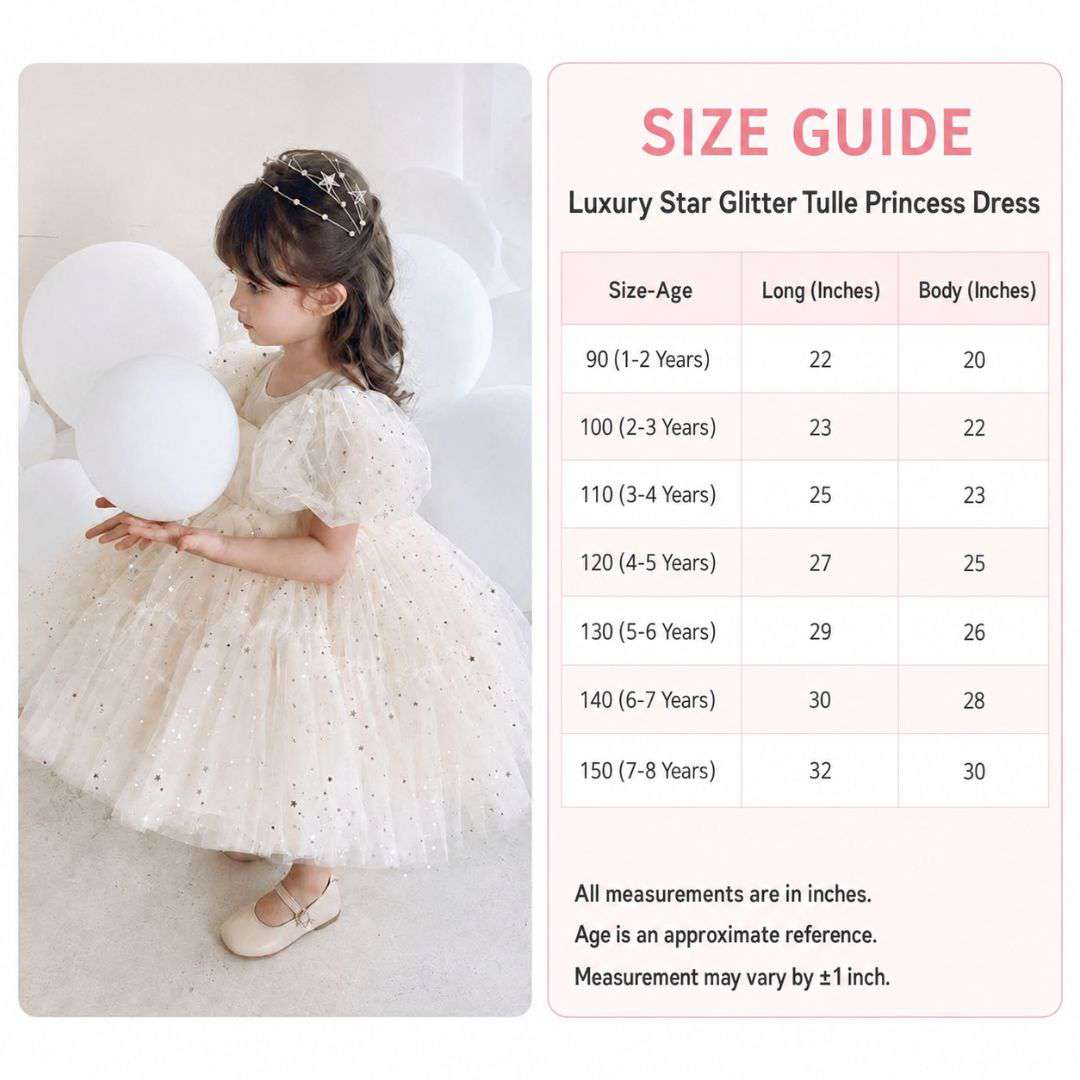 Luxury Star Glitter Tulle Princess Dress