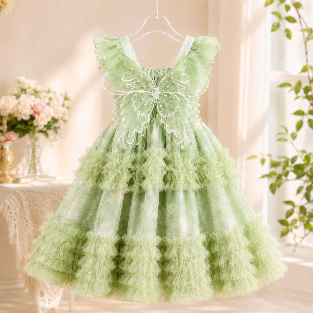 Butterfly Fairy Princess Party Dress