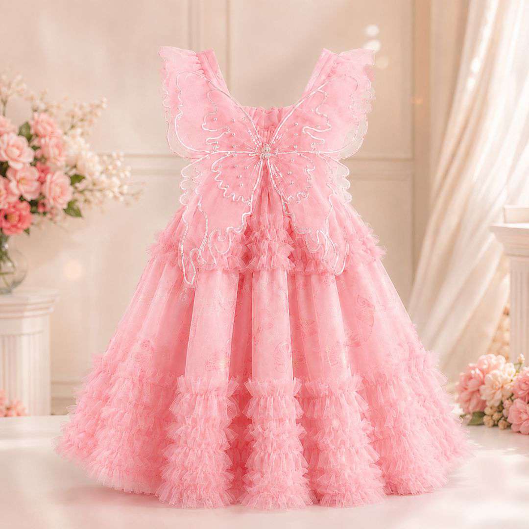 Butterfly Fairy Princess Party Dress