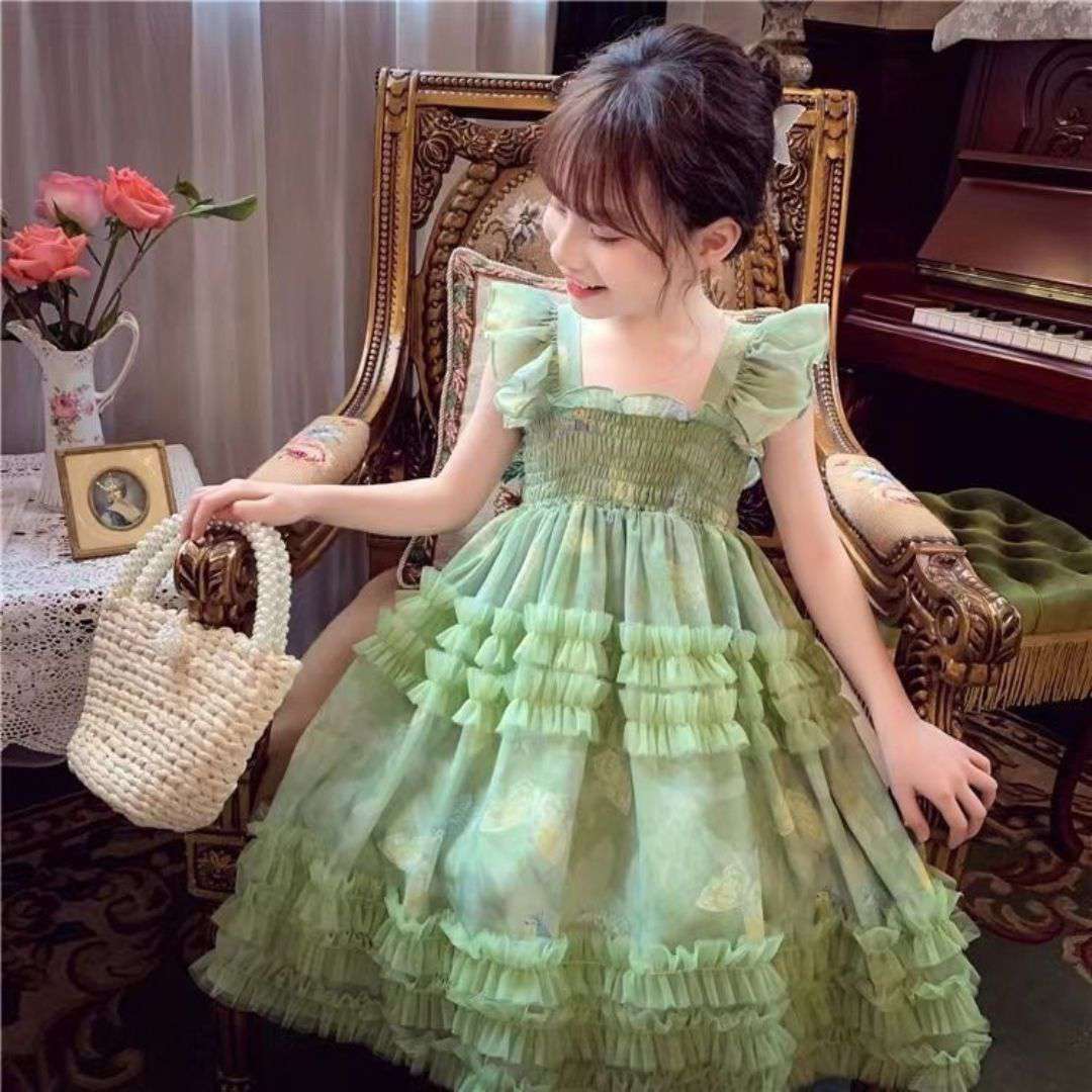 Butterfly Fairy Princess Party Dress