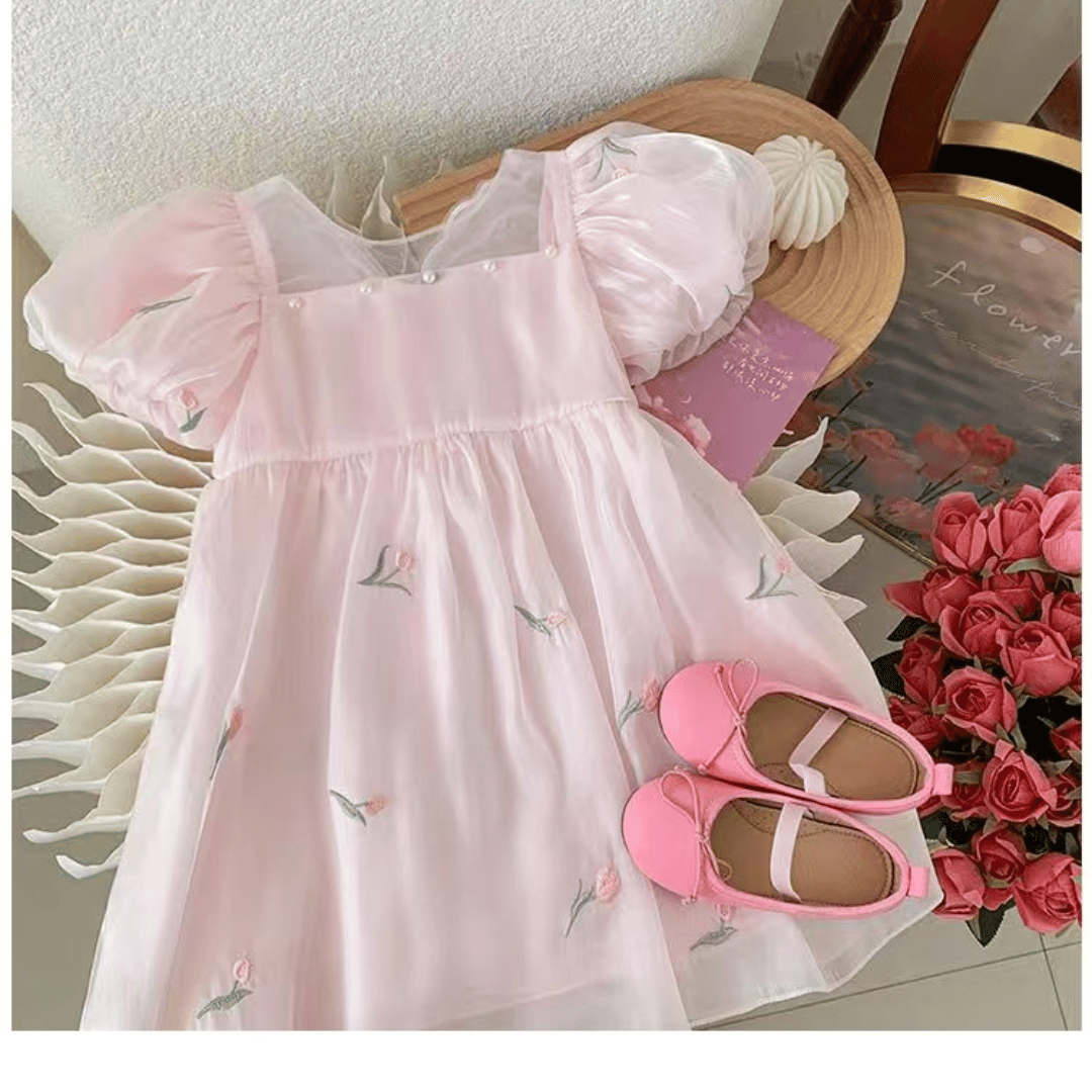 Pink Butterfly Fairy Party Dress