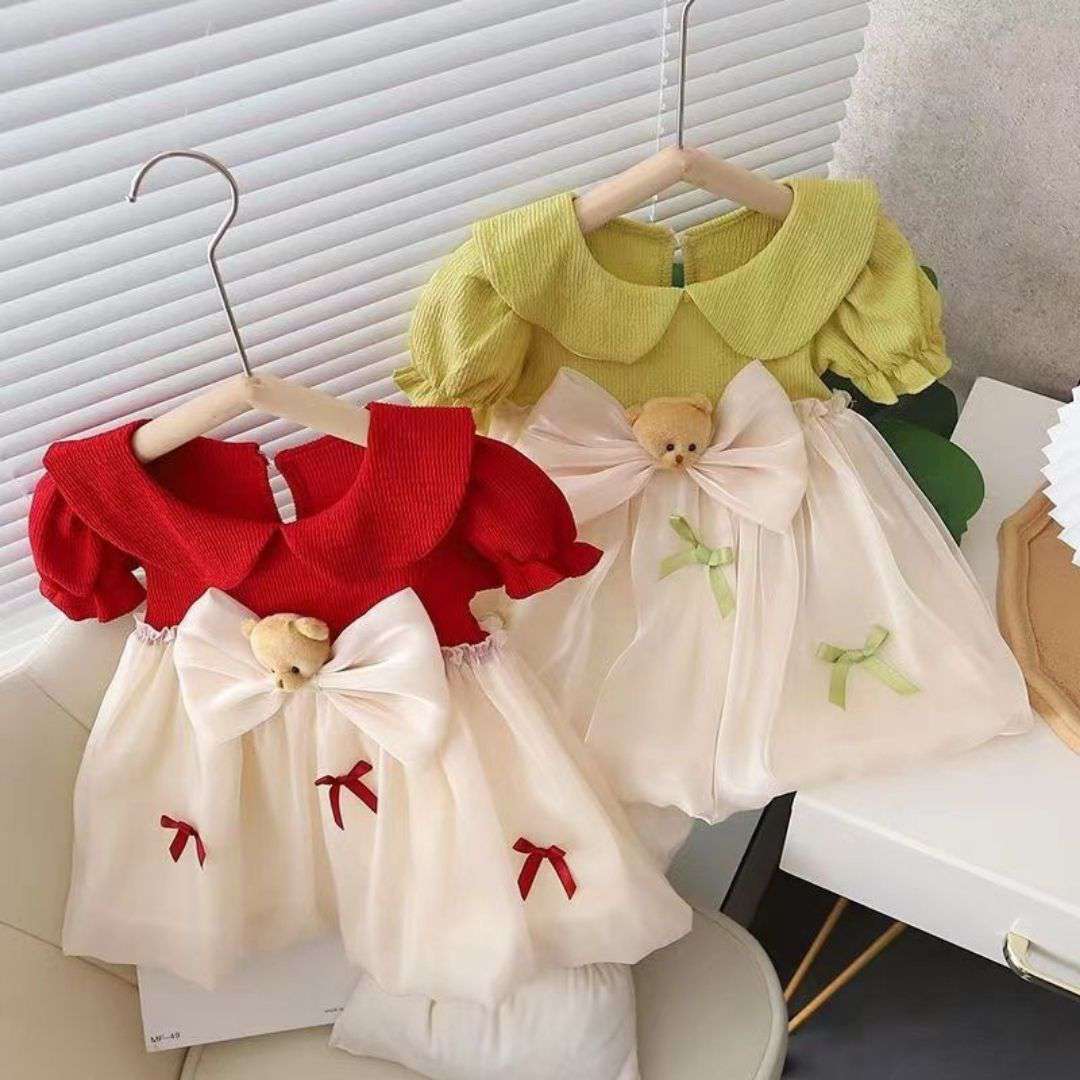 Ruby Bow Princess Dress