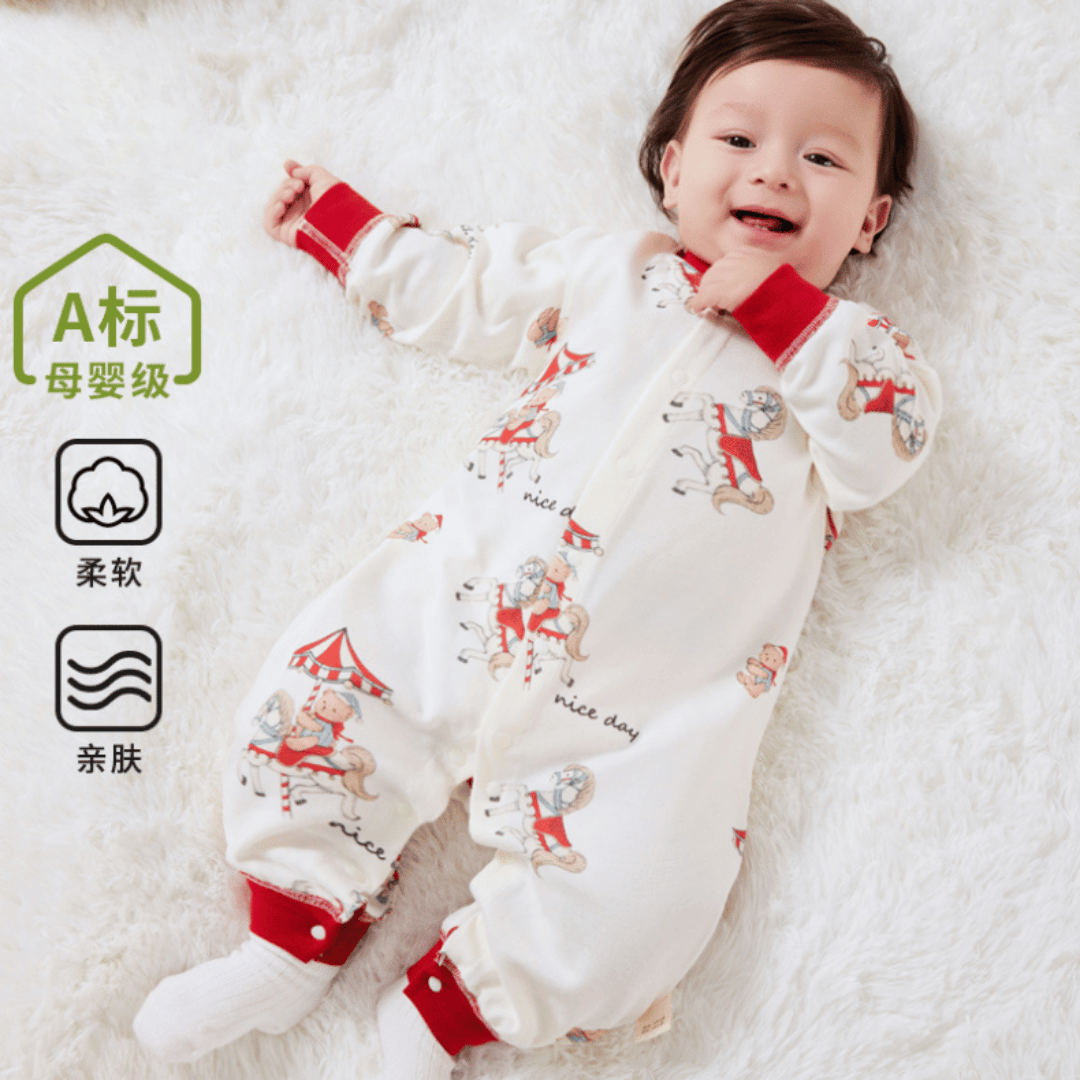 Luxury Baby Horse Newborn Romper