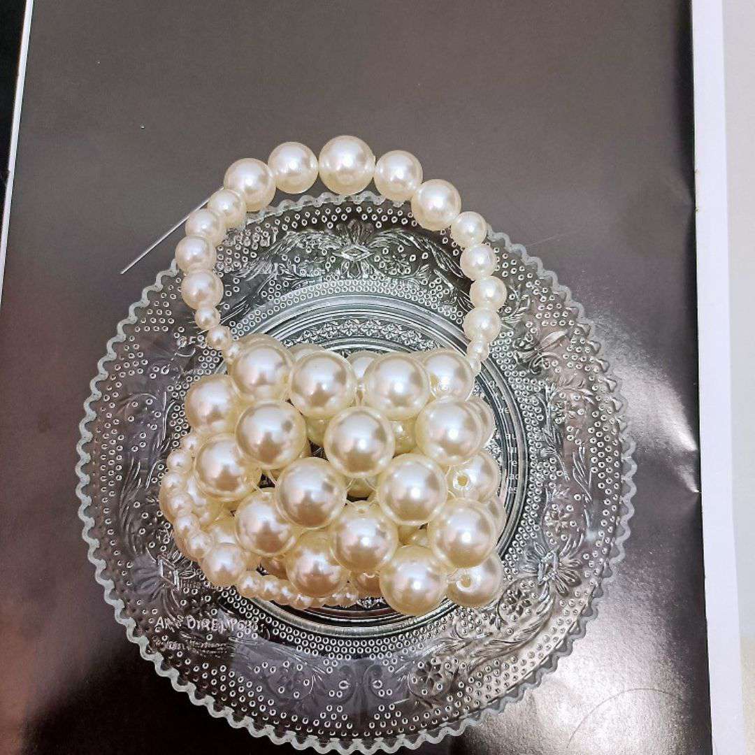 Pearl Beaded Kids Bag
