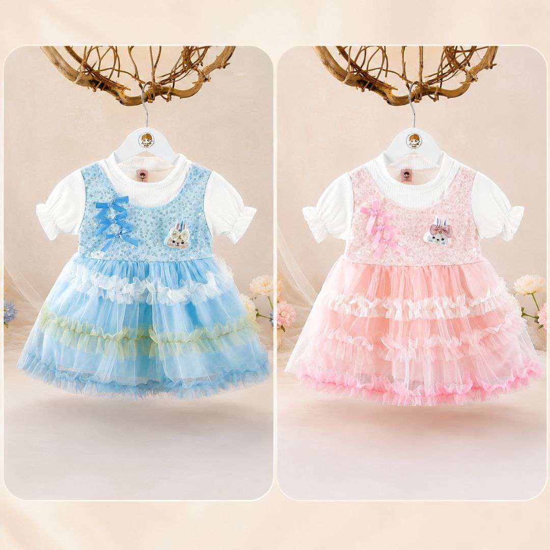 Magical Bunny Sequins Party Dress